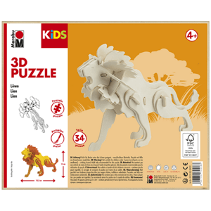 Marabu MARA 3D puzzle dřevěné - lev