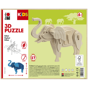 Marabu MARA 3D puzzle dřevěné - slon