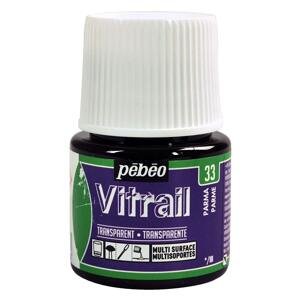 Barva na sklo Pébéo Vitrail - 33 fialová parma