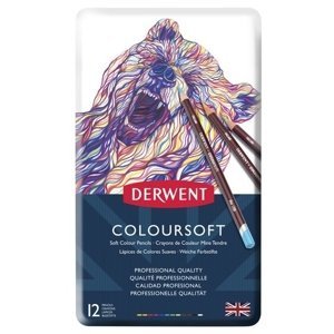 Derwent Coloursoft 0701026 12 ks umělecké pastelky