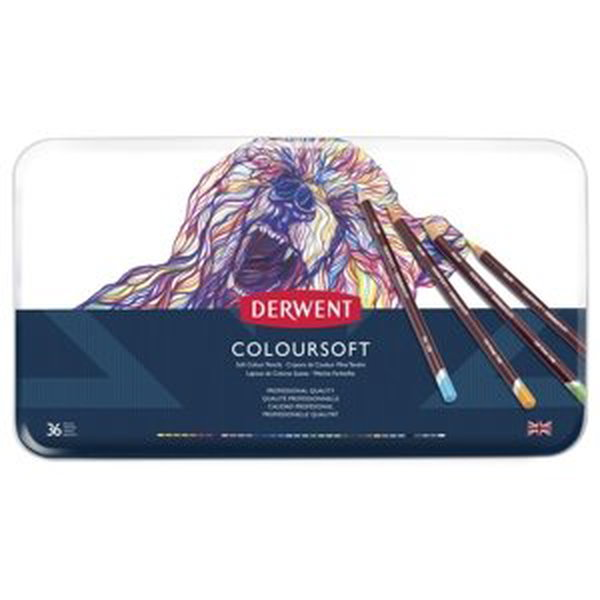 Derwent Coloursoft 0701028 36 ks umělecké pastelky