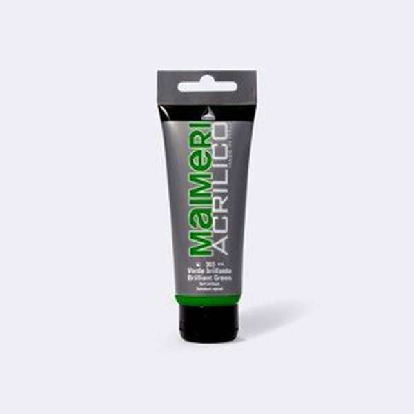 Akrylová barva Maimeri Acrilico 75 ml - zelená brilantní 303