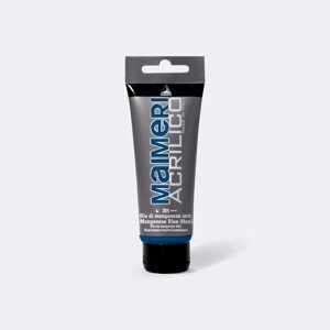 Akrylová barva Maimeri Acrilico 75 ml - modrá manganová imitace 385