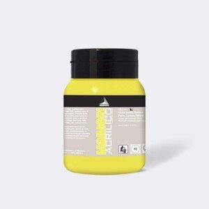 Akrylová barva Maimeri Acrilico 500 ml - žlutá citrón permanentní 112