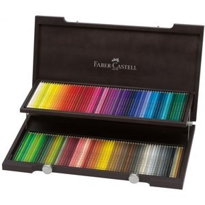 Faber-Castell 110013 Polychromos 120 ks, Umělecké pastelky nejvyšší kvality v dřevěném kufříku