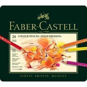 Faber-Castell 110024 Polychromos 24 ks, Umělecké pastelky nejvyšší kvality