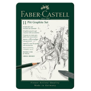 Umělecká sada tužek Pitt Graphitte Set 11 ks Faber-Castell