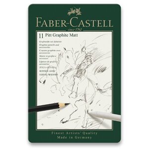 Faber-Castell Pitt Graphite Matt 11 tužky v sadě 115220