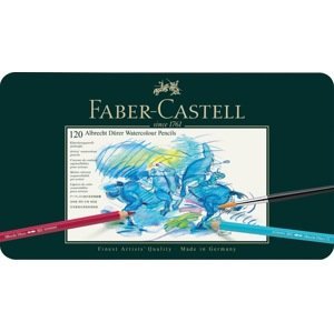 Faber-Castell Umělecké akvarelové pastelky Albrecht Dürer 117511 sada 120 barev, plech