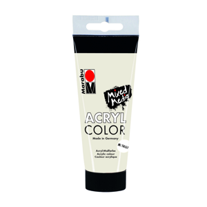Akrylová barva Marabu Acryl Color 100 ml - bílá perleťová 770
