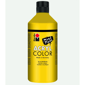 Akrylová barva Marabu Acryl Color 500 ml - žlutá 019