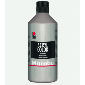 Akrylová barva Marabu Acryl Color 500 ml - stříbrná 082