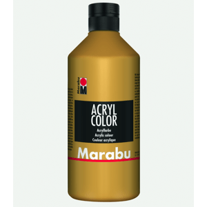 Akrylová barva Marabu Acryl Color 500 ml - zlatá 084