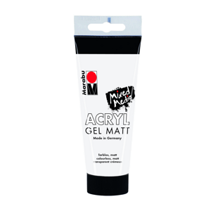 Akrylový gel Marabu Acryl Gel Matt 100 ml - čirý matný