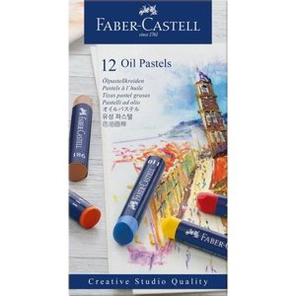 Faber-Castell Olejové pastely Faber Castell 12 ks