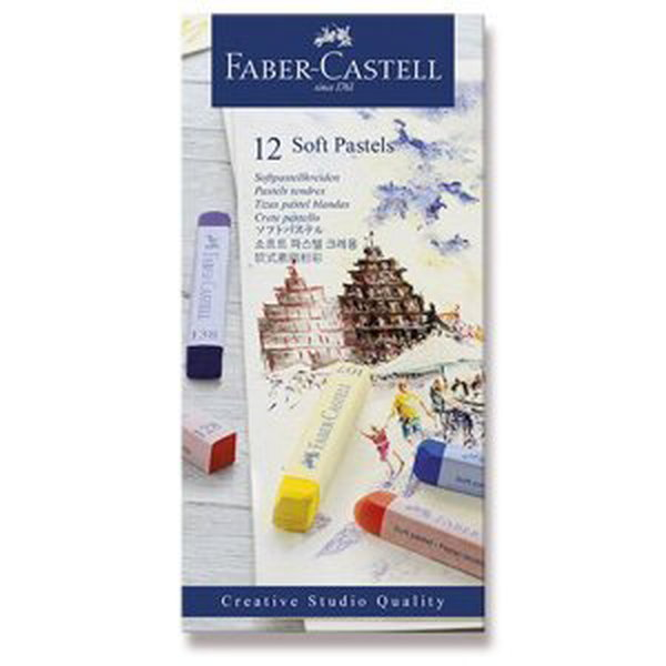 Faber-Castell Suché pastely Faber Castell - Soft Pastel 12 ks