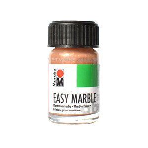 Marabu Mramorovací barva Easy Marble 15 ml - 734 rose gold