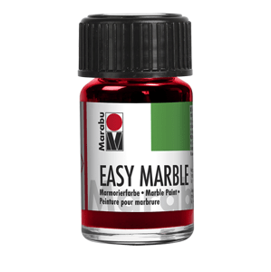 Marabu Mramorovací barva Easy Marble 15 ml - 31 červená