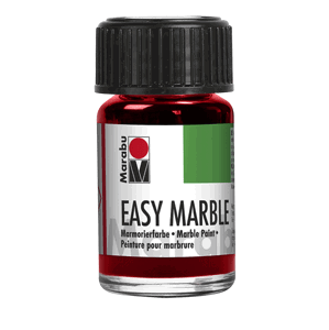 Marabu Mramorovací barva Easy Marble 15 ml - 38 červená rubínová