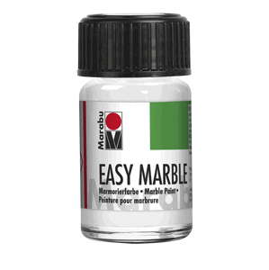 Marabu Mramorovací barva Easy Marble 15 ml - 70 bílá