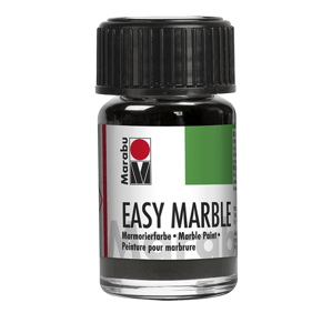 Marabu Mramorovací barva Easy Marble 15 ml - 082 stříbrná
