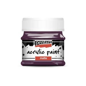 Hobby akrylová barva Pentart MATTE 50 ml, fialová lilek