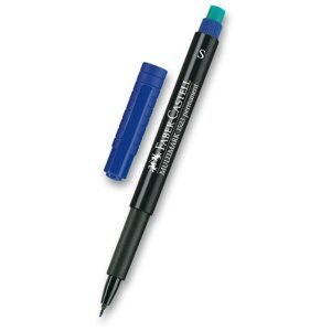 Popisovač permanentní Faber-Castell Multimark 1523 S 0,4 mm - modrý