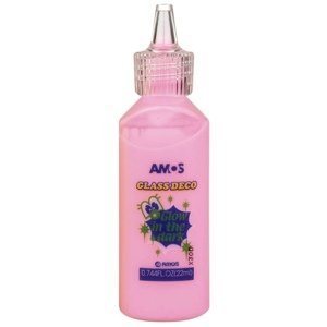 Amos Glass Deco 22ml svítící růžová