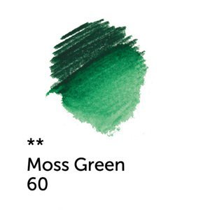 Nevskaya Palitra Akvarelová pastelka White Nights - 60 moss green