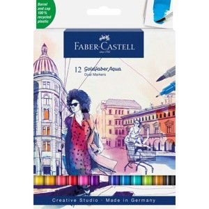 Faber-Castell Goldfaber Aqua Dual Markers - sada oboustranných akvarelových fixů