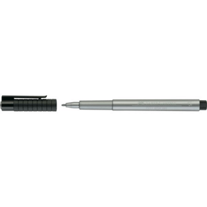 Faber-Castell Popisovač Pitt Artist Pen Metallic 1,5 mm - stříbrný
