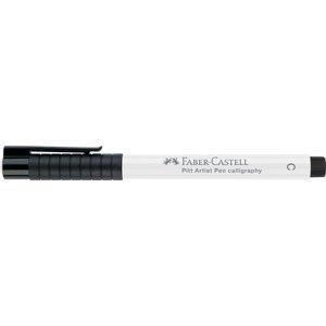 Faber-Castell Umělecký popisovač Pitt Artist Pen C kaligrafický 2,5 mm - bílý