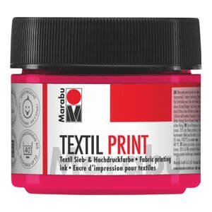 Tiskařská barva Marabu Textil Print 100 ml - růžová magneta