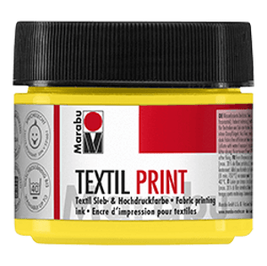 Tiskařská barva Marabu Textil Print 100 ml - žlutá