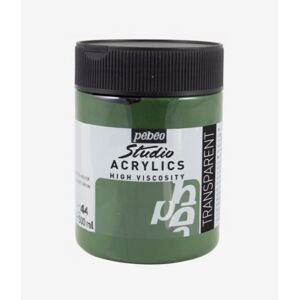 Akrylová barva Pébéo Studio Acrylic 500 ml - zelená Hooker 44