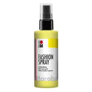 Barva na textil ve spreji Marabu Fashion Spray 100 ml - žlutá citronová 020