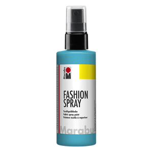 Barva na textil ve spreji Marabu Fashion Spray 100 ml - modř karibská 091