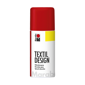 Barva na textil ve spreji Marabu Textil Design spray 150 ml, cherry red 031