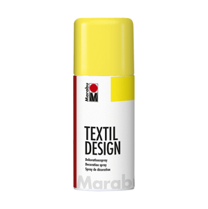 Barva na textil ve spreji Marabu Textil Design spray 150 ml - žlutá sluneční 220