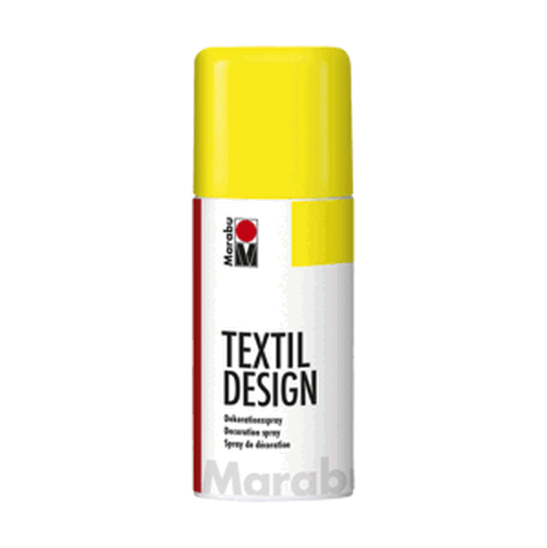 Barva na textil ve spreji Marabu Textil Design spray 150 ml - žlutá neonová 321
