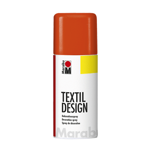Barva na textil ve spreji Marabu Textil Design spray 150 ml - oranžová neonová 324