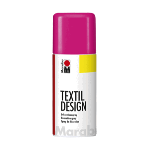 Barva na textil ve spreji Marabu Textil Design spray 150 ml - růžová neonová 334