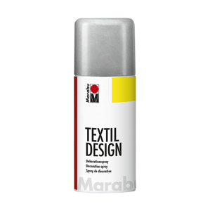 Barva na textil ve spreji Marabu Textil Design spray 150 ml - stříbrná 782