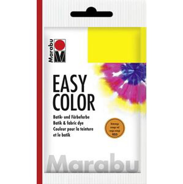Marabu Easy Color 25g - 023 červeno oranžová, batikovací barva za studena