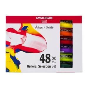 Royal Talens Sada akrylových barev Talens Amsterdam 48x20 ml