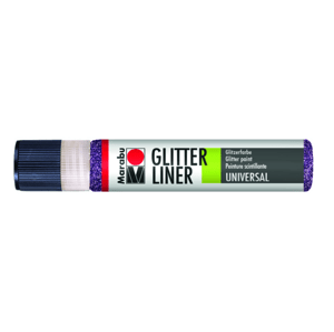 Glitter liner Marabu  25 ml - fialová ametyst 539