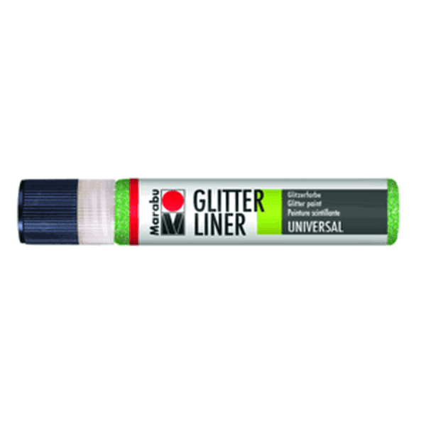 Glitter liner Marabu  25 ml - zelená kiwi 561