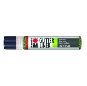 Glitter liner Marabu  25 ml - zelená oliva 565