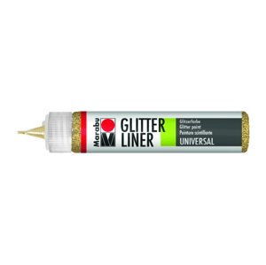 Glitter liner Marabu  25 ml - zlatá 584