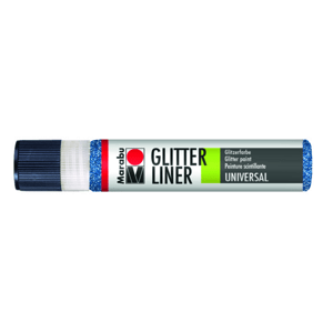 Glitter liner Marabu  25 ml - modrá safír 594